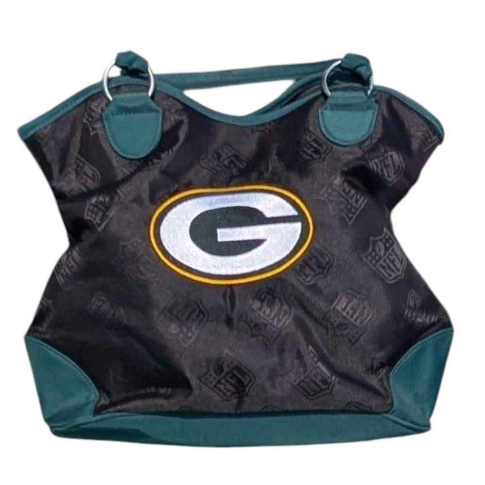 Green Bay Packers Black and Green Tote Bag